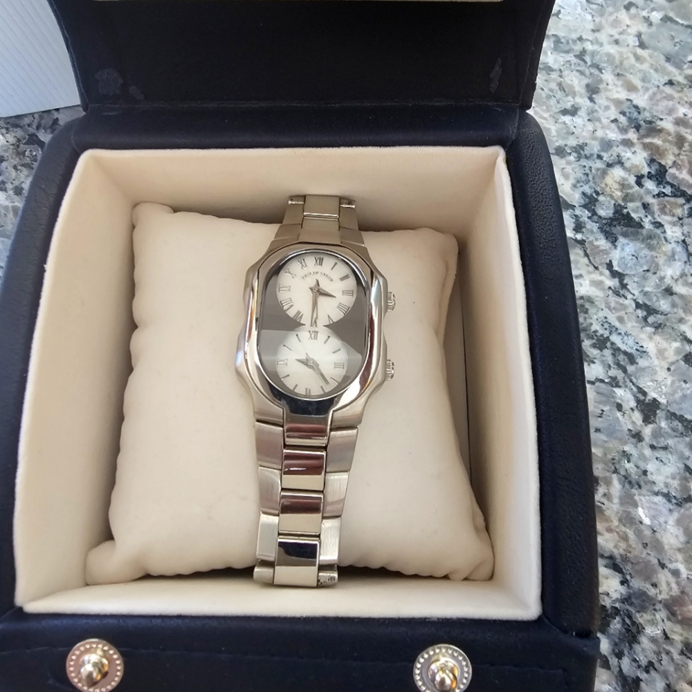 Authentic Philip Stein Teslar stainless steel watch